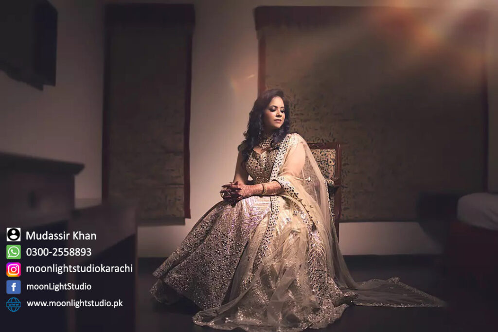 Studio fashion photography with dramatic lighting - Moon Light Studio Pakistan